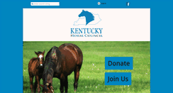 Desktop Screenshot of kentuckyhorse.org